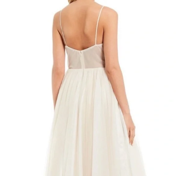 Gianni Bini Ivory Lace Prom Dress Size 3 - Picture 8 of 8